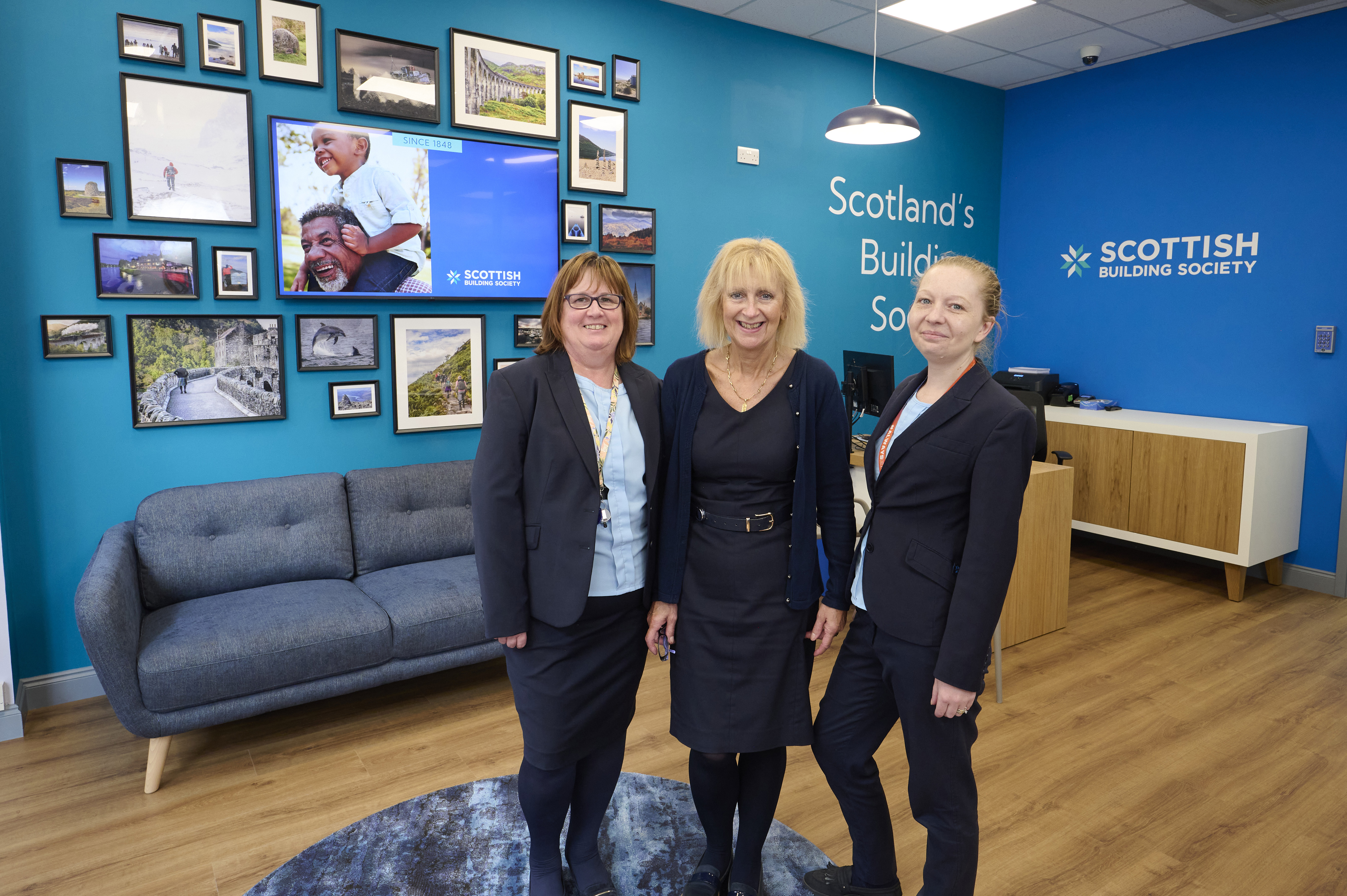 Background image: Scottish Building Society celebrates refreshed Relationship Centres in Troon and Inverness