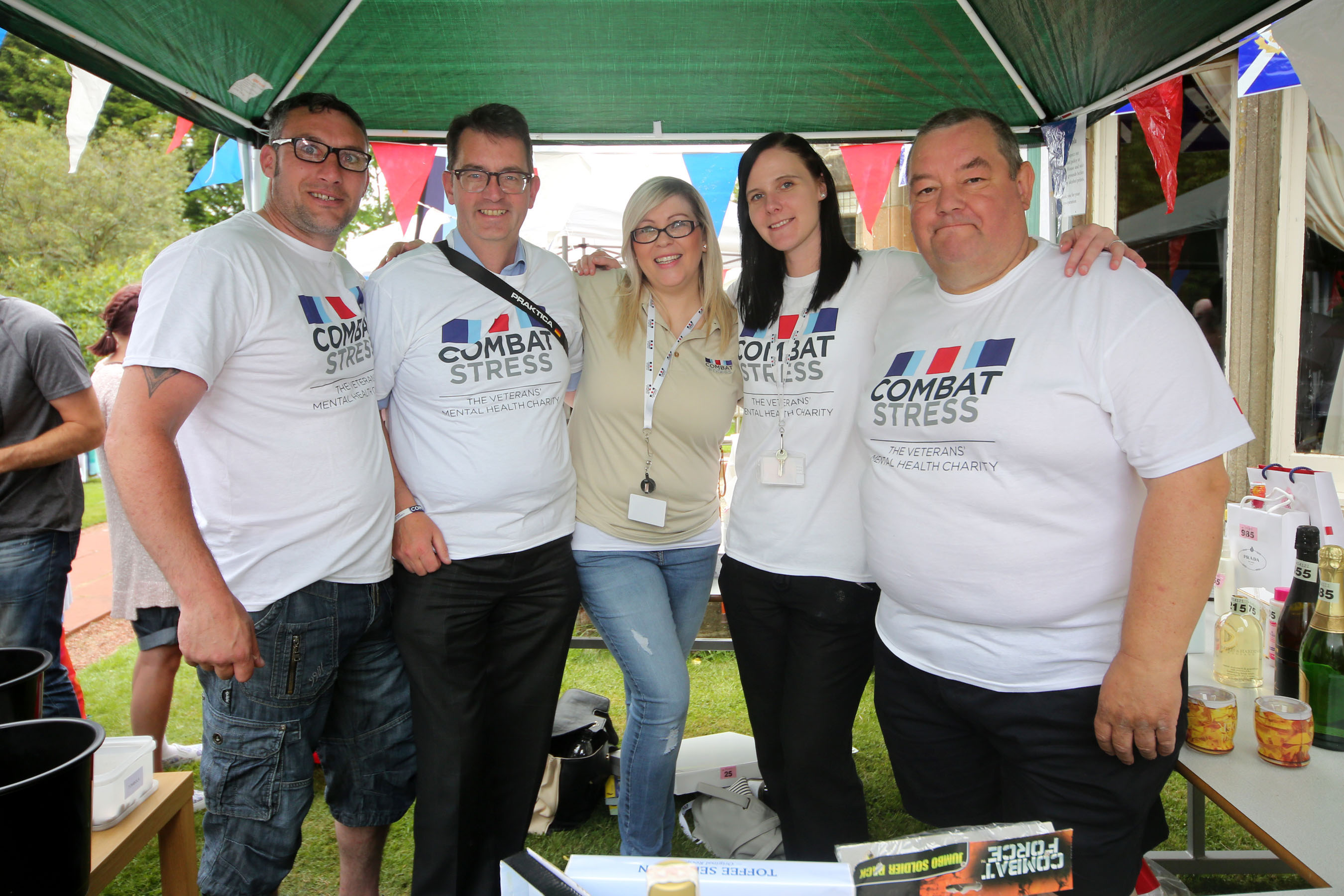 Background image: Funds Raised For Combat Stress