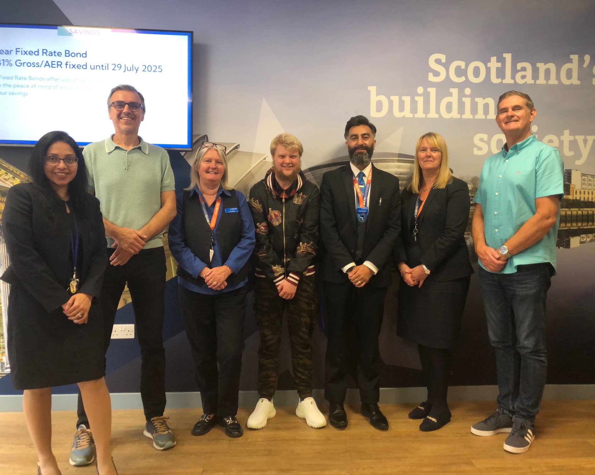 Background image: We've raised over £2,275 for Volunteer Glasgow 