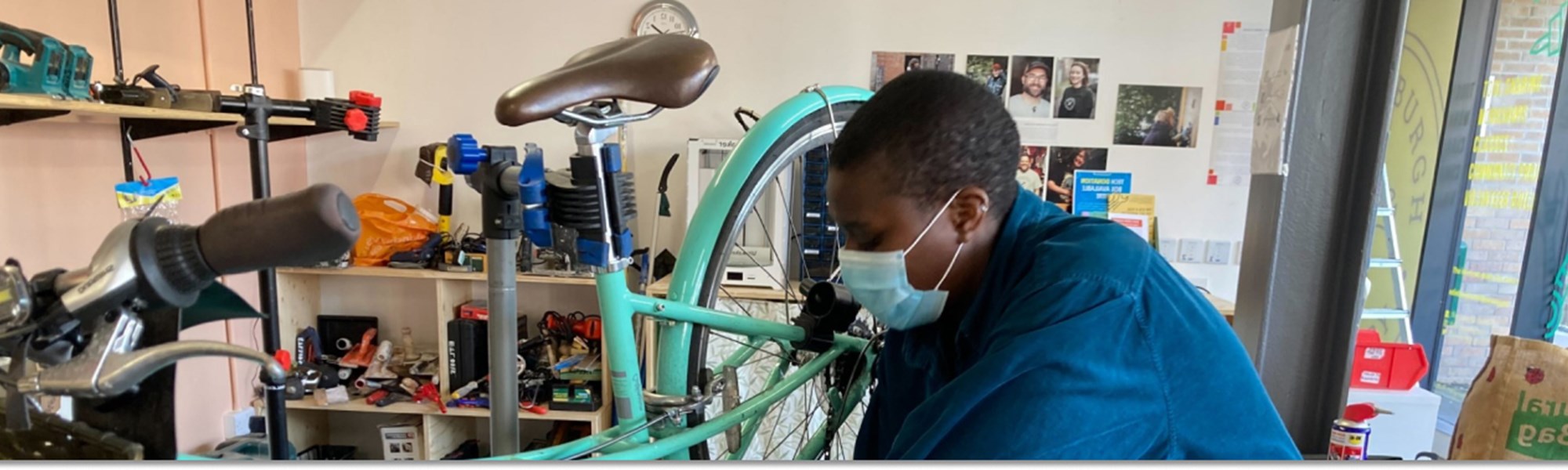 Background image: Edinburgh Tool Library