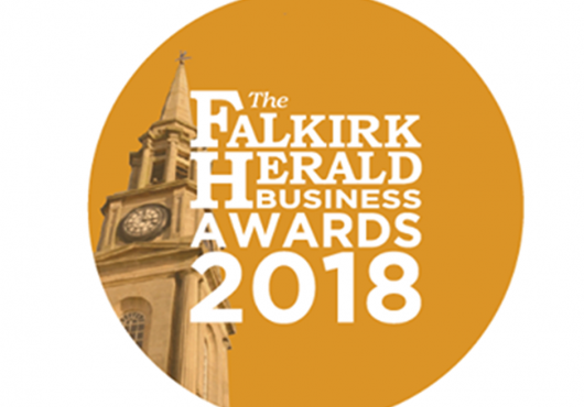 Background image: Falkirk Business Awards 2018