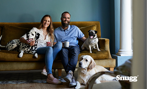 Background image: Snugg