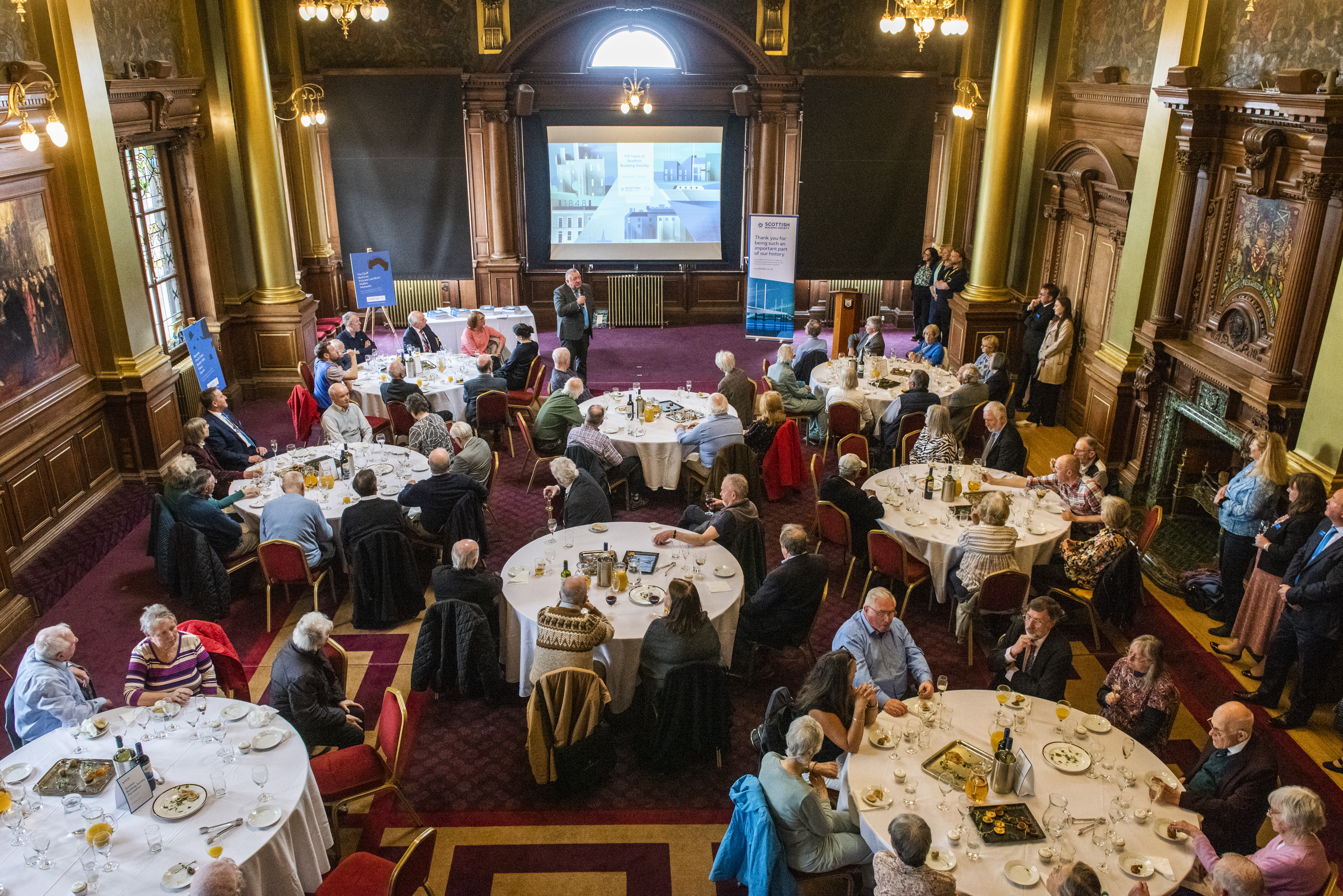 Background image: Members raised a glass to our 175th Anniversary at our AGM