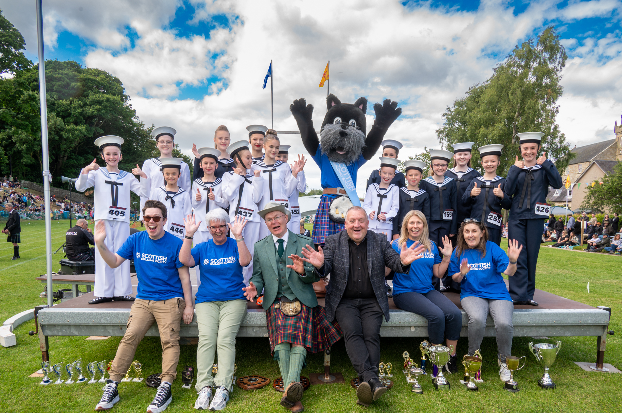 Background image: We had a great time supporting the fantastic Ceres Highland Games